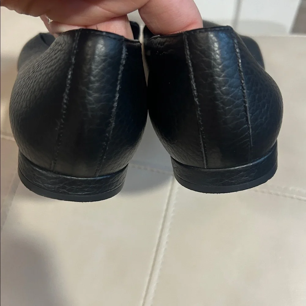 Everlane The Boss Flat Black Italian Leather 9.5